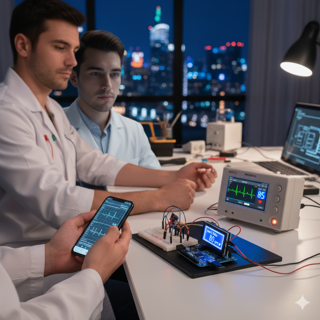 قياس نبض وتخطيط القلب