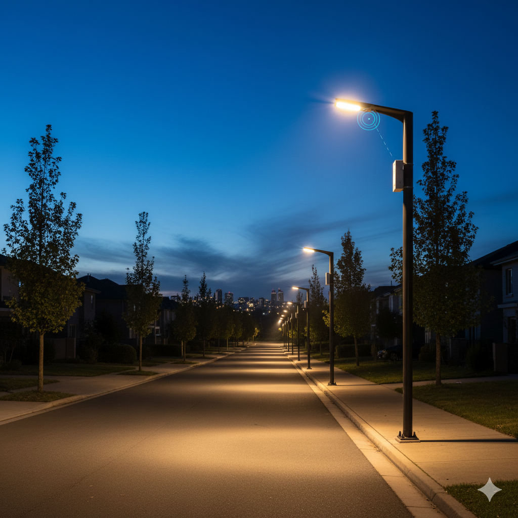 إنارة الشوارع الليلية باستخدام LDR
