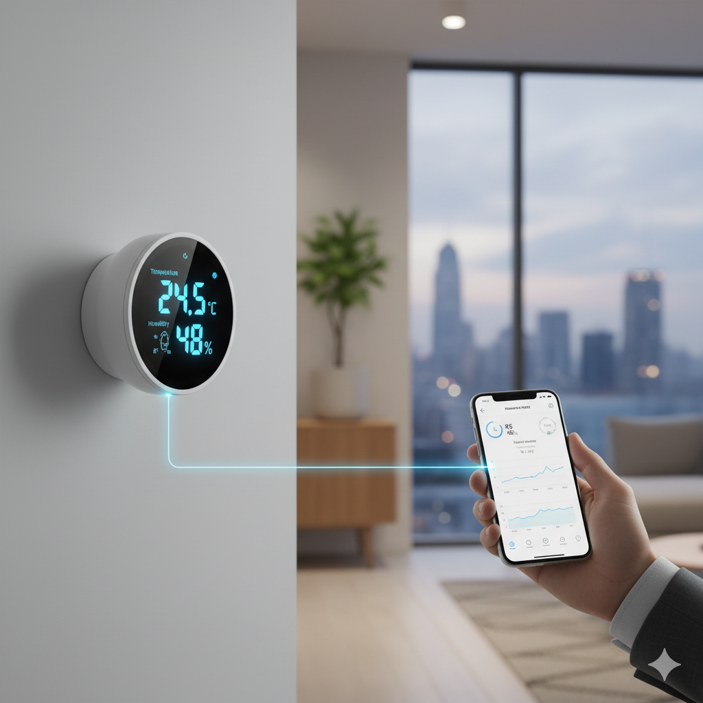 قياس درجة الحرارة والرطوبة